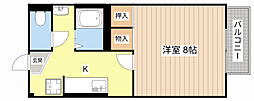 グランシャリオ 1Kの間取図画像