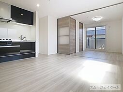 JR湖西線 堅田駅 徒歩8分の賃貸アパート 2階1LDKのリビング/ダイニング