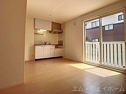 JR東海道・山陽本線 守山駅 9.2kmの賃貸アパート 2階2LDKのリビング/ダイニング