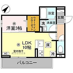 間取図画像 1LDK