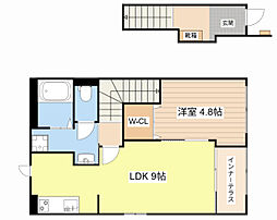(仮称)守山6丁目新築アパート 1LDKの間取図画像