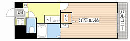 サンクリエート草津 1Kの間取図画像