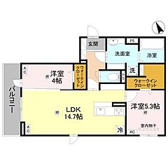 物件の間取り