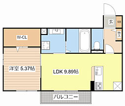 間取図画像 1LDK