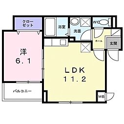 間取図画像 1LDK