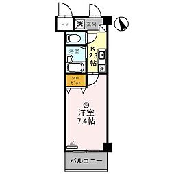 間取図画像 1K
