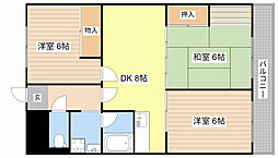 NaSu1本社ビル 3DKの間取図画像