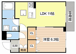 Grand Hearths 5 1LDKの間取図画像