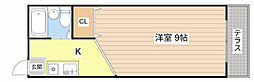サンシティ長浜 ワンルームの間取図画像