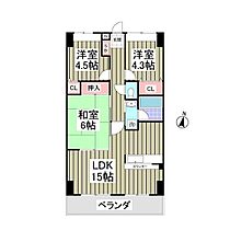 ヴィバーチェ武里 302 ｜ 埼玉県春日部市備後西4丁目（賃貸マンション3LDK・3階・65.00㎡） その2