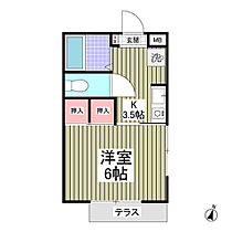 コーポ東日本I 101 ｜ 群馬県前橋市駒形町（賃貸アパート1K・1階・21.53㎡） その2