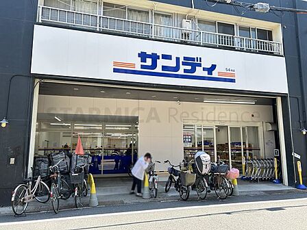 サンディ南田辺店 徒歩5分。 350m