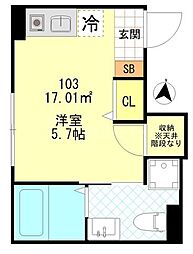間取図画像 ワンルーム