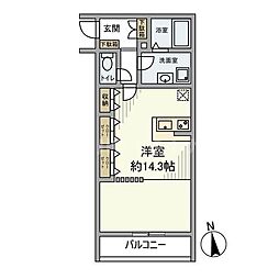 間取図画像 ワンルーム