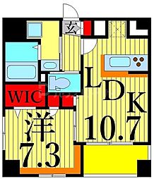 Paz-Classe本郷春木町 1LDKの間取図画像