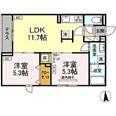 物件の間取り