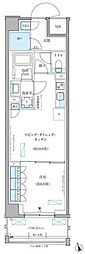 パークアクシス文京本郷 1LDKの間取図画像