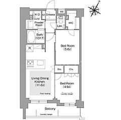 物件の間取り