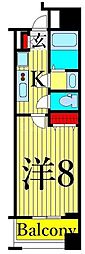 EsTRUTHPlus西日暮里 1Kの間取図画像