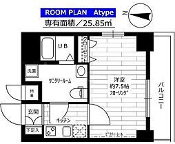 ステージファースト西巣鴨 1Kの間取図画像