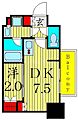 ONE ROOF RESIDENCE NISHINIPPORI10階14.5万円