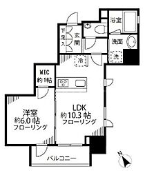 FineCrest護国寺 1LDKの間取図画像