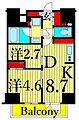 PARKAXIS入谷6階17.6万円