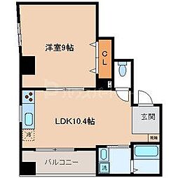 グリーンヒルズ浅草橋 1Kの間取図画像