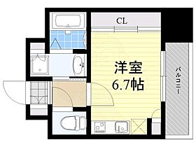 福岡県福岡市南区野間１丁目（賃貸マンション1R・4階・24.25㎡） その2