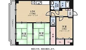 福岡県福岡市南区三宅３丁目（賃貸マンション3LDK・2階・68.00㎡） その2