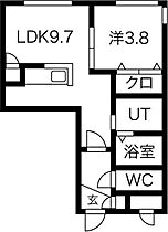 Halenix 札幌医大前  ｜ 北海道札幌市中央区南二条西18丁目（賃貸マンション1LDK・1階・33.54㎡） その2