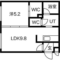 北海道札幌市東区北十二条東13丁目2-6（賃貸マンション1LDK・1階・36.04㎡） その2