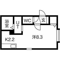 ルーミナスあいの里  ｜ 北海道札幌市北区あいの里三条2丁目（賃貸アパート1K・2階・25.51㎡） その2