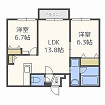 LOGEMENTS環状通東  ｜ 北海道札幌市東区本町一条3丁目（賃貸マンション2LDK・4階・54.18㎡） その2