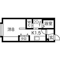 クレアN26  ｜ 北海道札幌市北区北二十六条西2丁目（賃貸マンション1K・2階・25.00㎡） その2