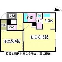 北海道札幌市北区北三十六条西4丁目（賃貸マンション1LDK・5階・38.12㎡） その2