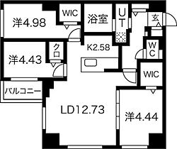 MODENA SIAN(モデナシアン)  ｜ 北海道札幌市中央区南六条西12丁目（賃貸マンション3LDK・6階・68.79㎡） その2