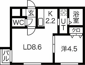 スリーナインYG  ｜ 北海道札幌市東区北二十一条東2丁目（賃貸マンション1LDK・2階・36.07㎡） その2