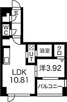 MODENA SIAN(モデナシアン)  ｜ 北海道札幌市中央区南六条西12丁目（賃貸マンション1LDK・7階・36.73㎡） その2