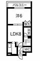 ディアコート北34条1階3.4万円
