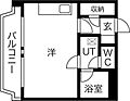 北21条ハイツ6階4.2万円