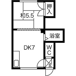 間取図画像 1DK