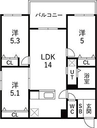 メニーズコート栄南プレミア 3階/-