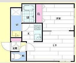 ベルメゾン北20 3階/-