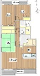 カーサグランデージA棟 4階/-