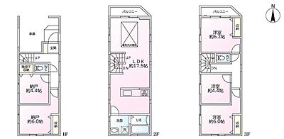 間取り：3SLDK