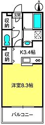 間取図画像 1K