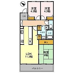 間取図画像 3LDK