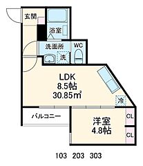 物件の間取り