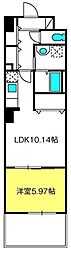 ブリリアン・レジデンス 1LDKの間取図画像